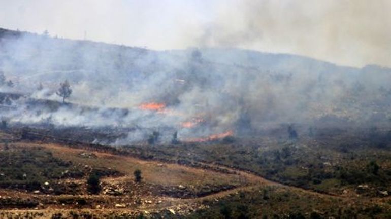 Guerre Israël-Gaza : feux de forêts dans le sud du Liban après des bombardements israéliens