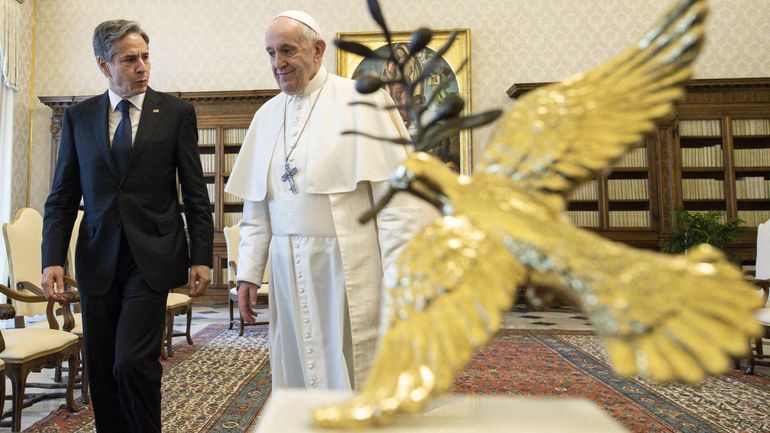 Vatican : le pape François a reçu le secrétaire d'Etat américain Antony Blinken