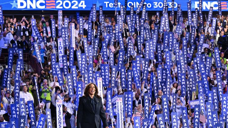 Élection présidentielle américaine : Kamala Harris, plus forte que jamais après la convention démocrate ?