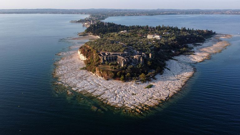 Sécheresse en Italie : le lac de Garde atteint son niveau le plus bas depuis 15 ans