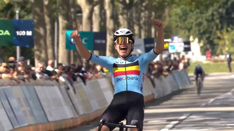La revanche pour Jarno Widar, champion d’Europe espoirs : "Chouette de terminer mon passage en espoirs ainsi"