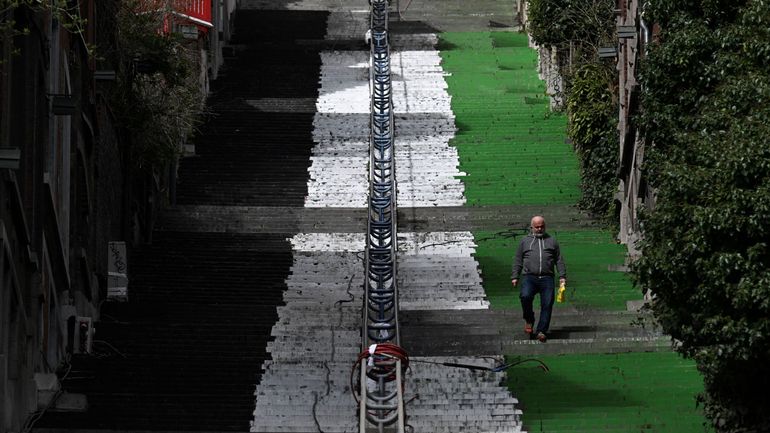 Peinture sur les escaliers de Bueren : Christine Defraigne favorable à une action judiciaire