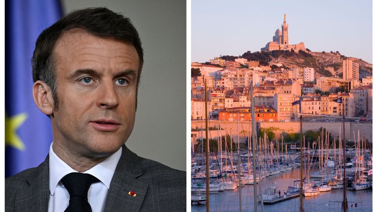 France : Macron en visite surprise à Marseille pour lancer une 