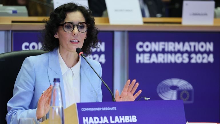 Audition de la candidate commissaire belge Hadja Lahbib au Parlement européen :