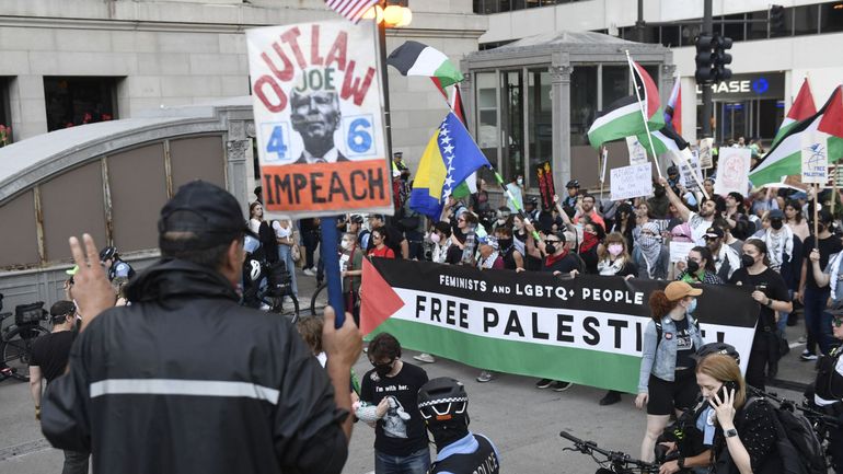 Manifestations pro-palestiniennes à Chicago : comment Kamala Harris change le ton à l’égard d’Israël