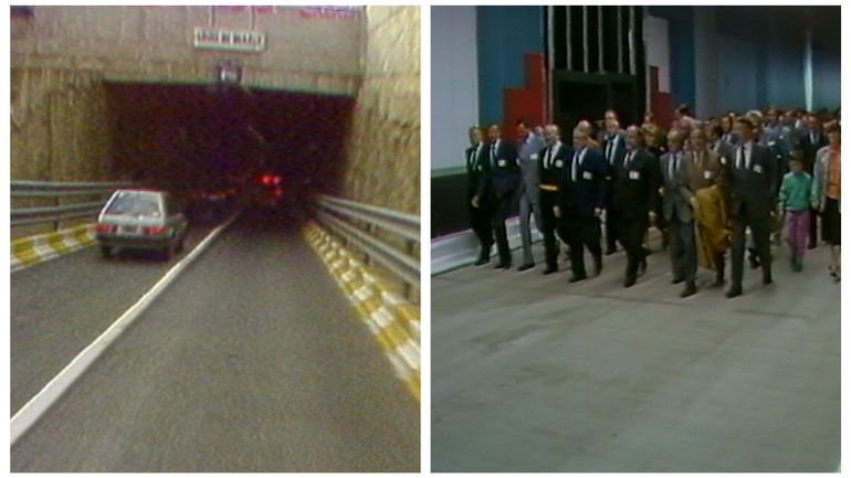 Le tunnel Léopold II devient le tunnel Annie Cordy : retour en archives sur la construction de cet ouvrage d'art de 2,5 kilomètres