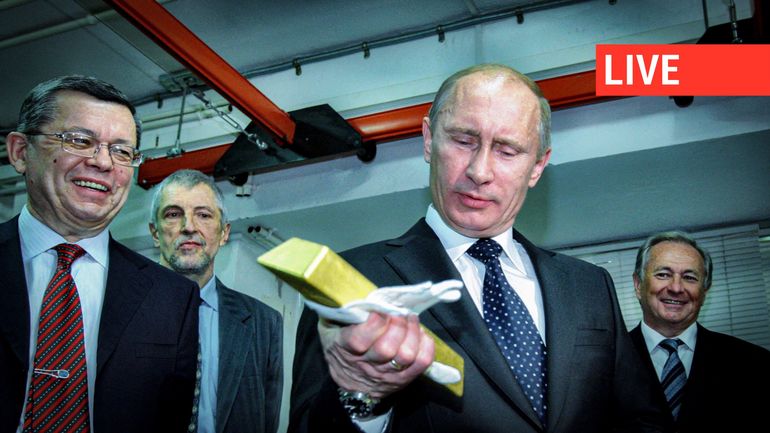 Direct - Guerre en Ukraine : 75 tonnes d'or russe discrètement importées en Suisse depuis le début du conflit