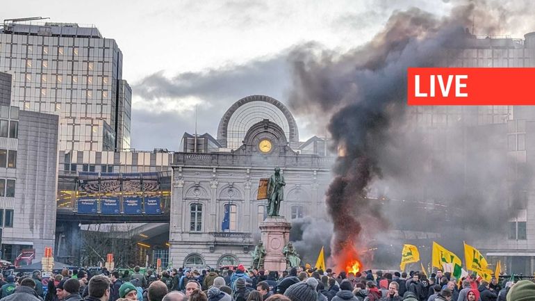 DIRECT - Colère du monde agricole : tracteurs et agriculteurs dans la capitale. Le bal des pétards a commencé, en attendant le sommet