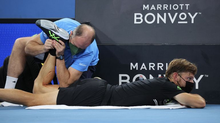 David Goffin se veut rassurant après son abandon à Sydney : "Cela n'a pas l'air d'être trop grave"