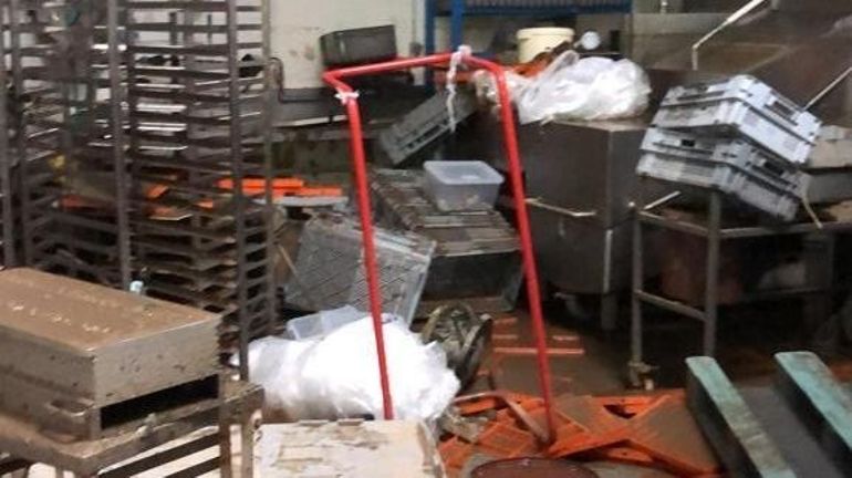 Inondations en Belgique : dégâts importants dans l'usine de la chocolaterie Galler (images)