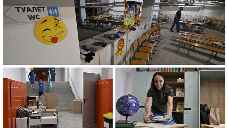 Guerre en Ukraine : les écoles de Kiev se préparent pour une rentrée au rythme des sirènes