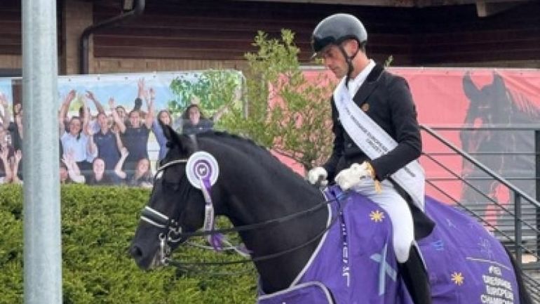 Dressage : Justin Verboomen champion d’Europe après avoir remporté le Freestyle et nouveau n°1 mondial