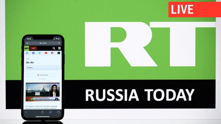 Direct - Guerre en Ukraine : la justice européenne confirme la suspension du média russe RT France, la Russie va entraver 