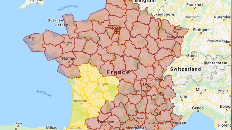 Plusieurs départements de France repassent en zone orange : qu'est-ce que cela change pour vos vacances ? (carte interactive)
