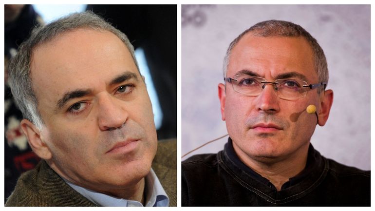 Guerre en Ukraine : les opposants Kasparov et Khodorkovski désignés 
