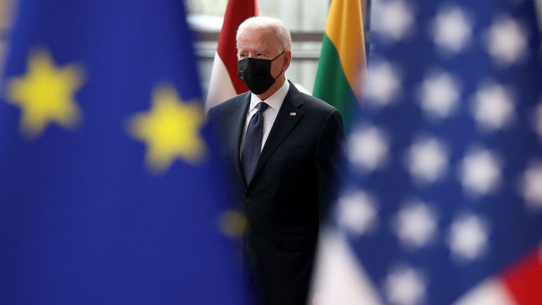 Revivez la visite de Joe Biden à Bruxelles en images