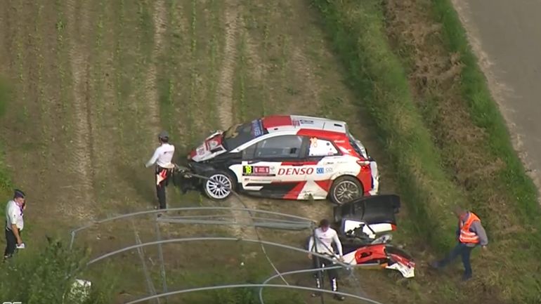 WRC, Rallye d'Ypres, ES10 : Sortie très violente de Katsuta, l'équipage va bien (LIVE vidéo)