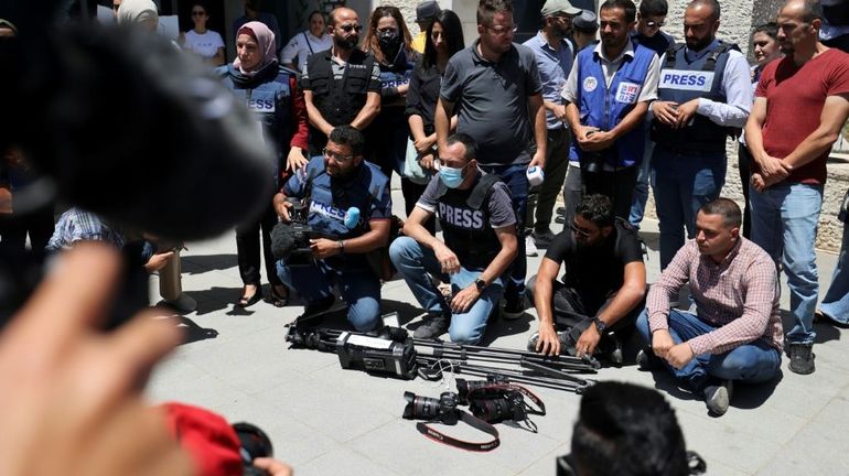 Manifestations en Cisjordanie : des journalistes palestiniens appellent l'ONU à les 