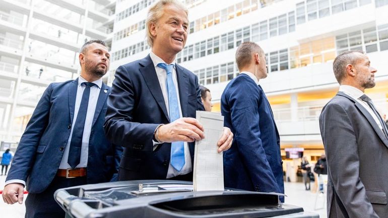 Élections aux Pays-Bas : l'extrême droite de Wilders en tête selon selon les premiers sondages à la sortie des urnes