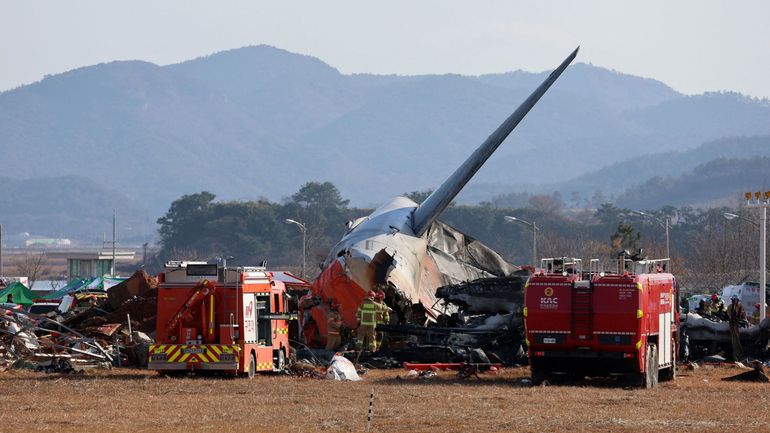 Accident d'avion en Corée du Sud : 179 des 181 passagers sont morts, seulement deux rescapés