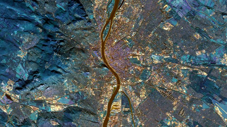 L'image satellite du jour : Budapest comme vous ne l'avez jamais vue