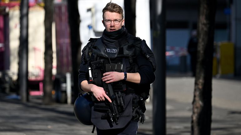 Police operation in Mannheim