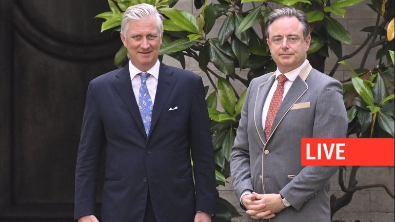 Direct - Formation des gouvernements : le roi Philippe prolonge la mission de l'informateur Bart De Wever d'une semaine