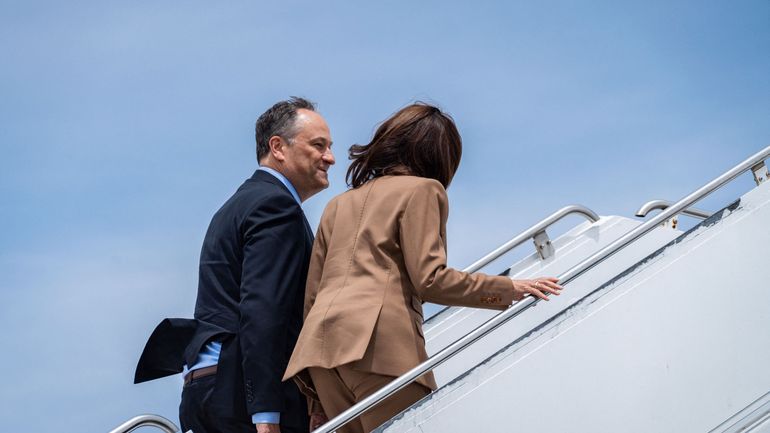 La vice-présidente et monsieur dans le Nevada en 2022