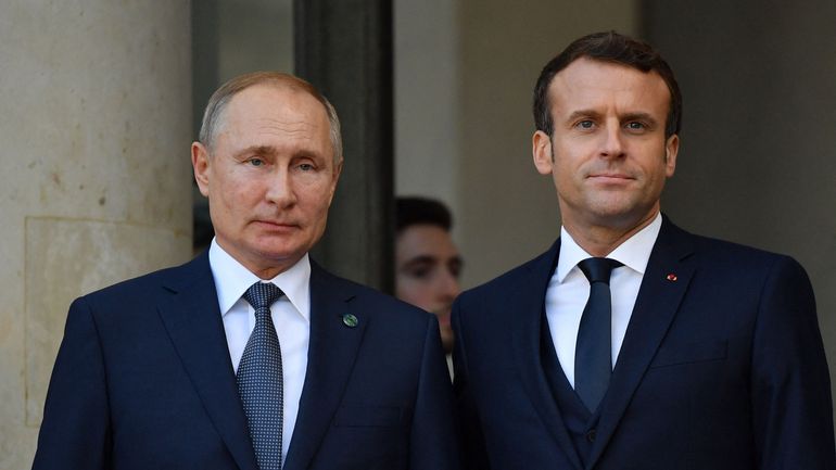 Guerre en Ukraine : Emmanuel Macron et Vladimir Poutine s'entretiendront par téléphone ce mardi après-midi