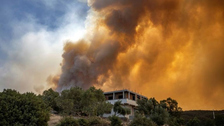 Violents feux de forêt dans le nord du Maroc, 500 familles évacuées