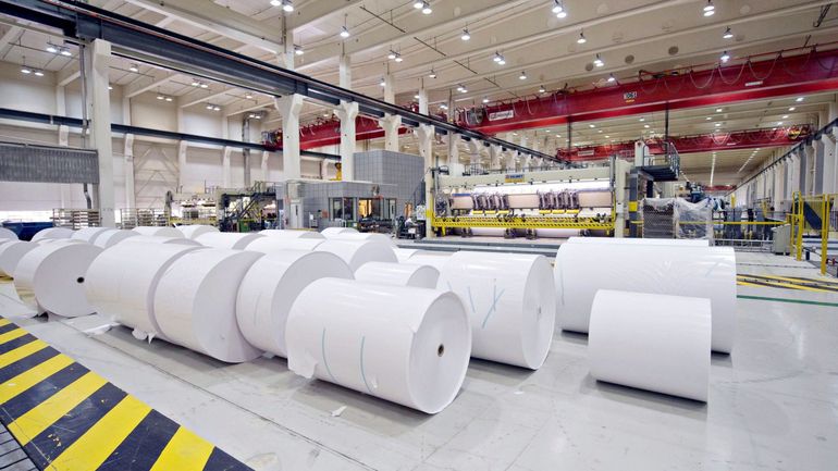 Limbourg : annonce de la fermeture d'une entreprise qui fabrique du papier, 550 emplois sont menacés