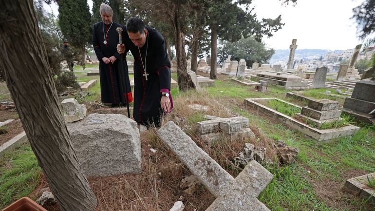 Jérusalem : des dizaines de tombes chrétiennes vandalisées au cimetière du mont Sion