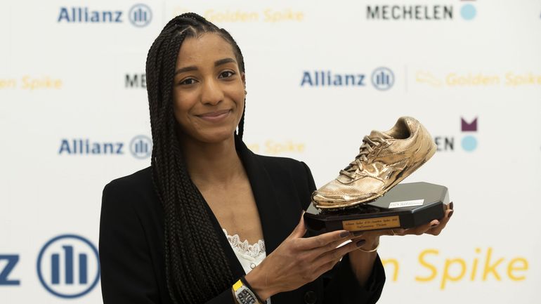 Nafi Thiam après son 8e Spike d'or : "être récompensée après une belle saison, ça fait toujours plaisir"