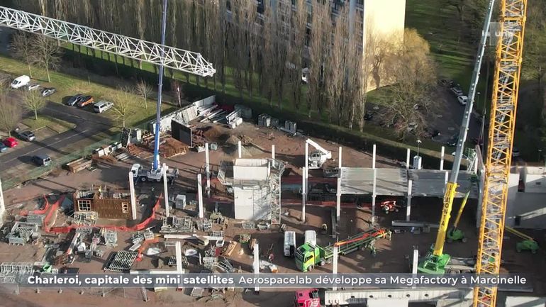 Megafactory à Charleroi : 500 minisatellites y seront fabriqués chaque année