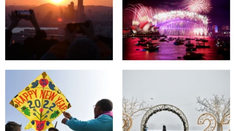 Le monde passe en 2022 : la nuit du Nouvel An en images
