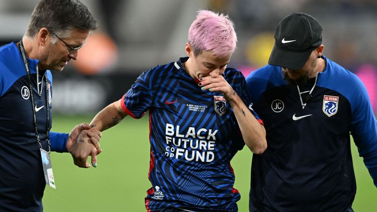 Blessure d'entrée et défaite en finale : les adieux gâchés de Megan Rapinoe