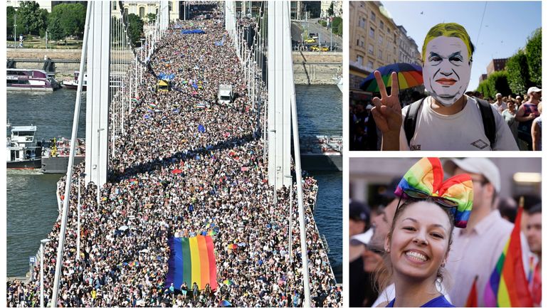 Pride en Hongrie : succès de foule avec près de 200.000 participants à Budapest pour la marche des fiertés, pourtant interdite par Viktor Orban