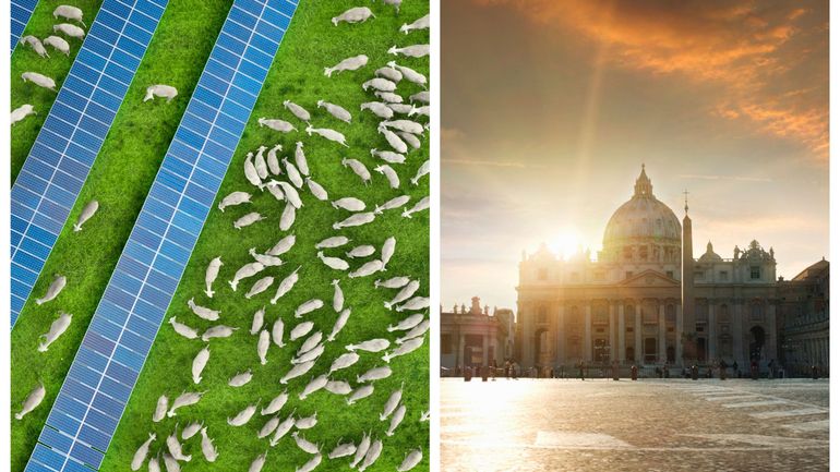 Neutralité carbone : le Vatican va s'alimenter en électricité grâce à une centrale agrivoltaïque