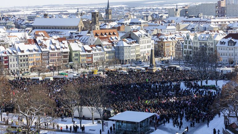 Allemagne : plus de 100.000 manifestants rassemblés contre l'extrême droite