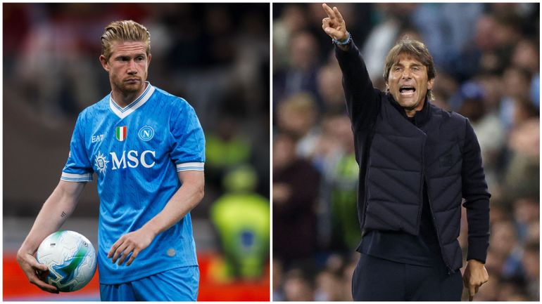 De Bruyne fâché d'être remplacé : "Faire l’idiot avec Conte, c’est perdu d’avance"