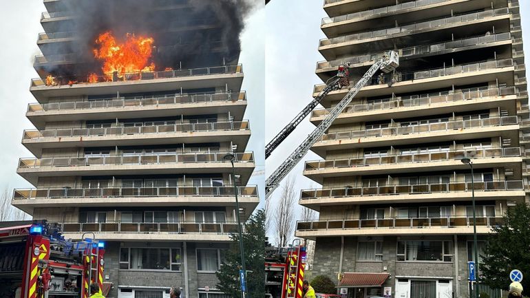 Bruxelles : vingt personnes évacuées d'un immeuble après un incendie dans un appartement