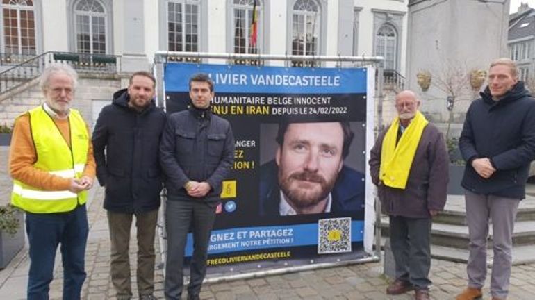 Olivier Vandecasteele a pu s'entretenir avec sa famille