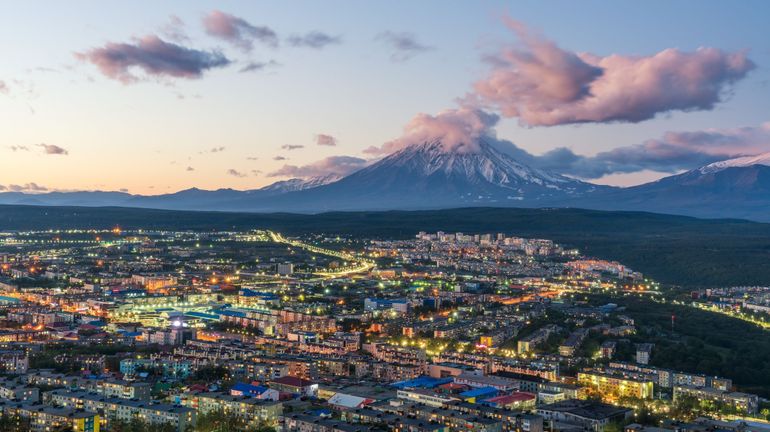 Russie : paysage lunaire dans le Kamtchatka suite à une importante éruption