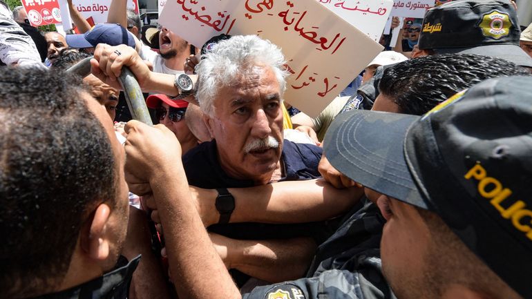 Tunisie : échauffourées lors d'une manifestation contre le référendum