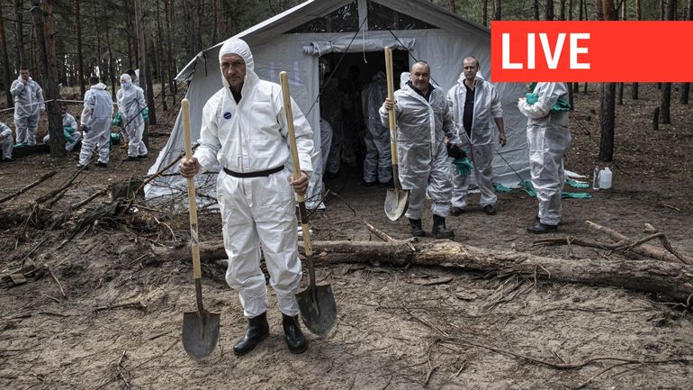 Direct - Guerre en Ukraine : l'horreur continue à Izioum, 146 corps exhumés jusqu'à présent