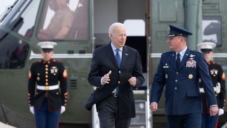 Le président américain Joe Biden est arrivé à Bruxelles pour participer à trois sommets