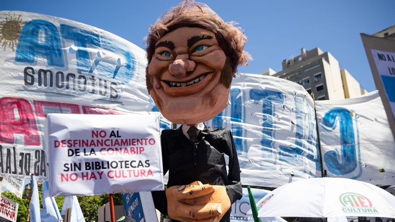 Grève générale en Argentine : le président ultralibéral Javier Milei face à une première contestation