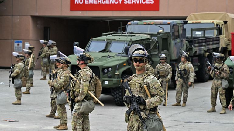Émeutes à Los Angeles : les militaires envoyés par Donald Trump arrivent en Californie avant une troisième journée de mobilisation