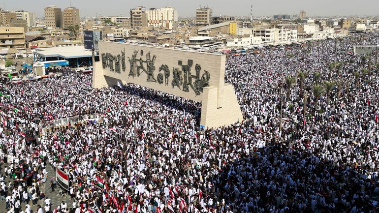 Guerre Israël - Gaza : des milliers de manifestants à Bagdad et Téhéran en soutien aux Palestiniens