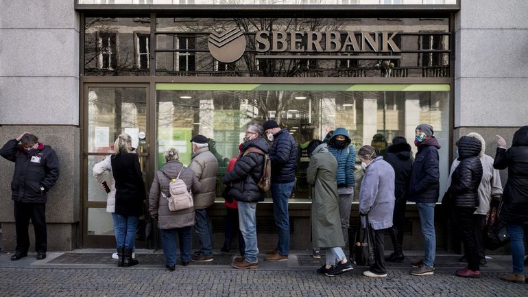 La filiale européenne de la banque russe Sberbank en détresse